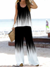 Women Abstract Printing Two-Piece Set Daily Sleeveless Casual Summer Multi-Piece Set Matching Set