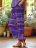 Women Floral Long Pants Casual Spring/Fall Trousers
