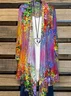 Women Floral Spring/Fall Cover-up Casual Lightweight Cardigan