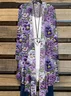 Women Floral Spring/Fall Cover-up Casual Lightweight Cardigan