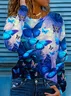 Women Butterfly Long Sleeve Tee T-shirt Crew Neck Printing Casual Spring/Fall Graphic Tee Top