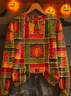 Women Halloween Pumpkin Crew Neck Printing Casual Spring/Fall Long Sleeve Sweatshirt