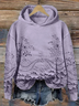 Women Floral Spring/Fall Printing Long Sleeve Casual Daily Hoodie