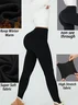 Women Plain Casual All Season Ankle Pants Leggings