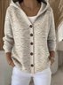 Women Floral Long Sleeve Hoodie Casual Spring/Fall Cardigan Outerwear