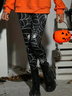 Women Halloween Casual All Season Printing Long Leggings