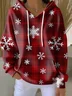 Women Plaid Spring/Fall Printing Long Sleeve Casual Holiday Hoodie