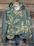Women Floral Spring/Fall Printing Long Sleeve Casual Daily Hoodie