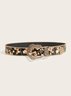 Bohemian Style Fashion High-end Personality Versatile Subculture Retro Floral Jeans Hot Girl Women's Belt