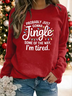 Women Christmas Long Sleeve Tee T-shirt Crew Neck Printing Casual Spring/Fall Graphic Tee Top