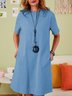 Crew Neck Casual Dresses